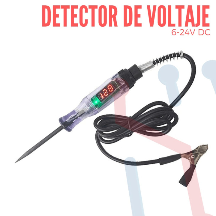 Probador de Voltaje 6-12-24V Digital