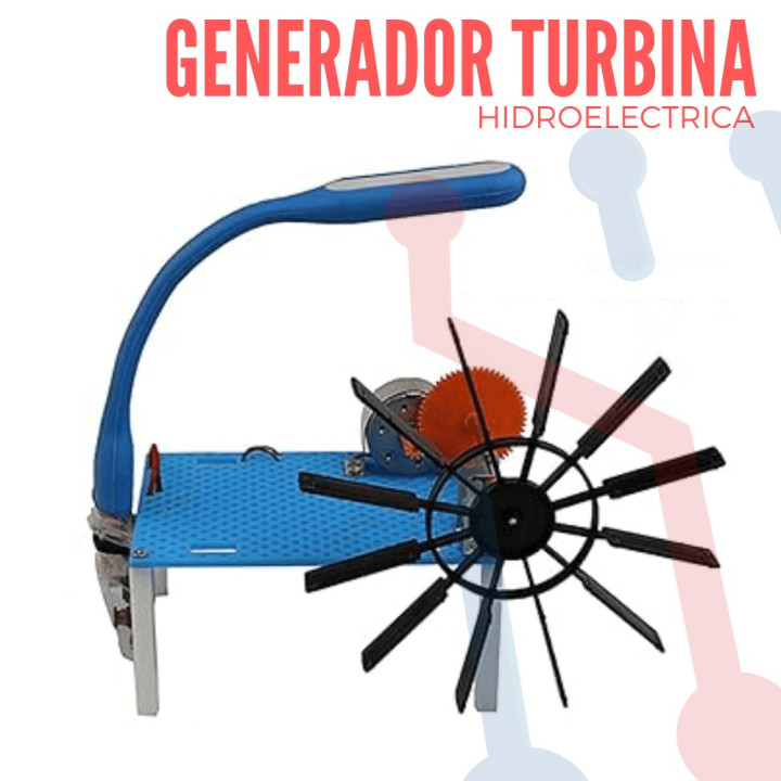 Kit Generador de Turbina Hidroeléctrica