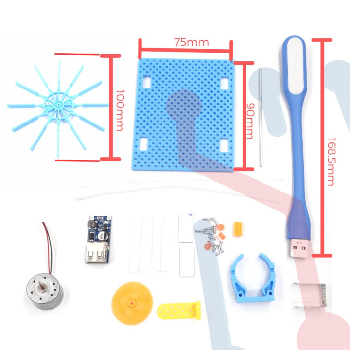 Kit Generador de Turbina Hidroeléctrica