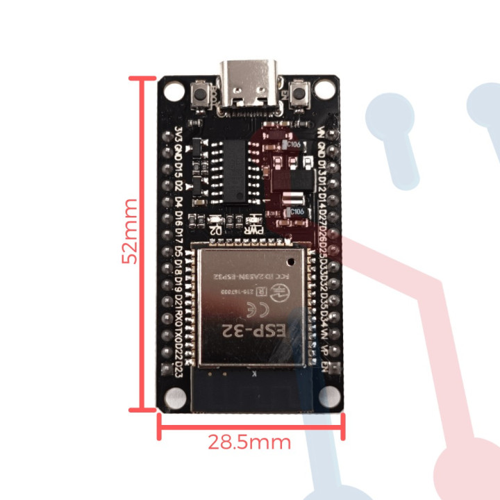 Modulo WIFI ESP32-WROOM (30 Pines)