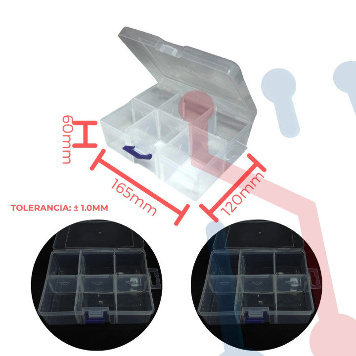 Caja Organizadora 165x120x60mm
