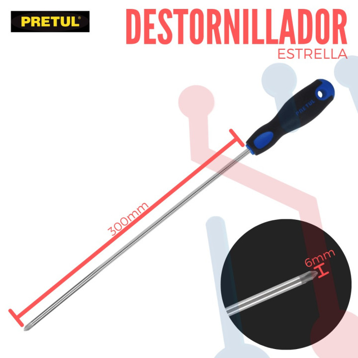 Destornillador de Estrella (DP-1/4X12BP)