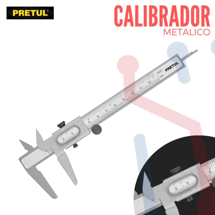 Calibrador 150mm Metálico