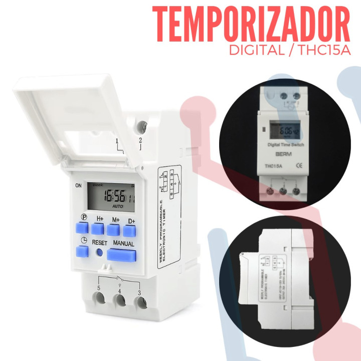 Temporizador Digital 110VAC  (THC15A)