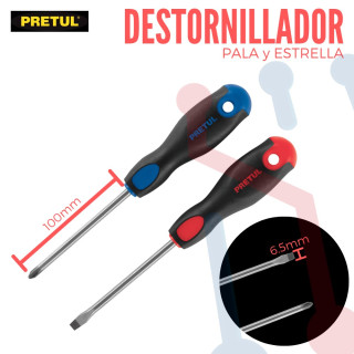 Kit Destornilladores 2 Piezas (DUO-1/4X4BP)