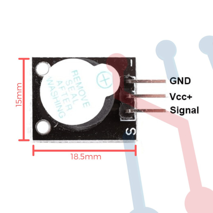 Tarjeta Buzzer Activo