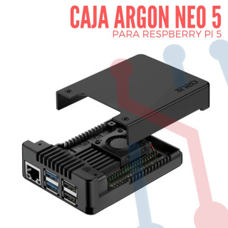 Caja con Disipador para Raspberry PI 5
