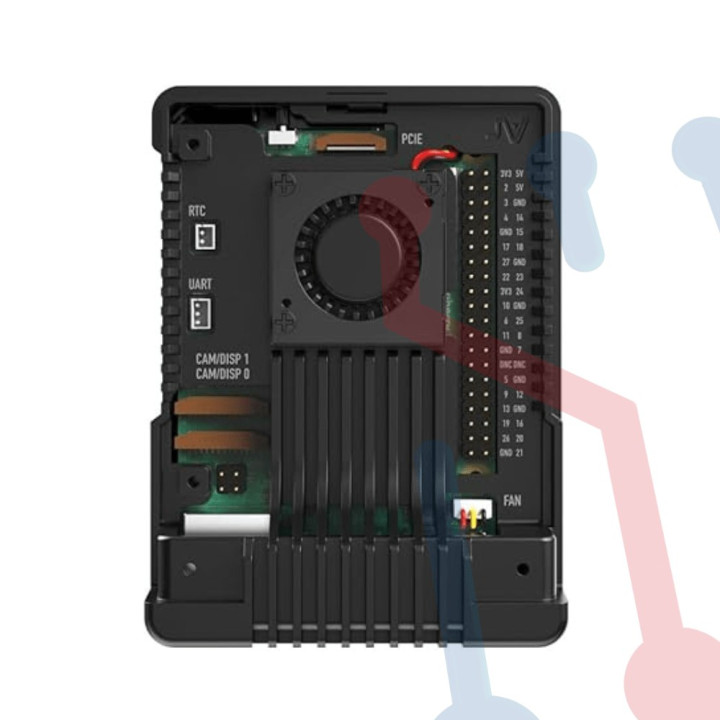 Caja con Disipador para Raspberry PI 5