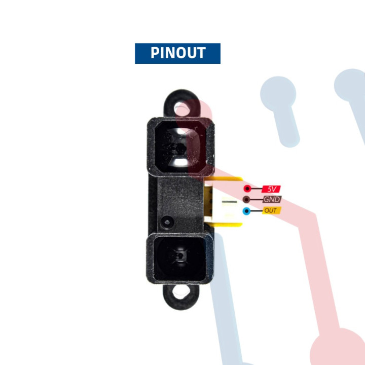 Sensor Distancia Análogo (GP2Y0A41SK0F)