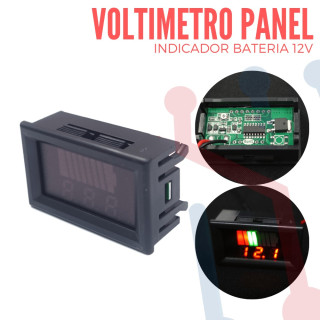 Voltimetro Indicador de Carga de Bateria 12V