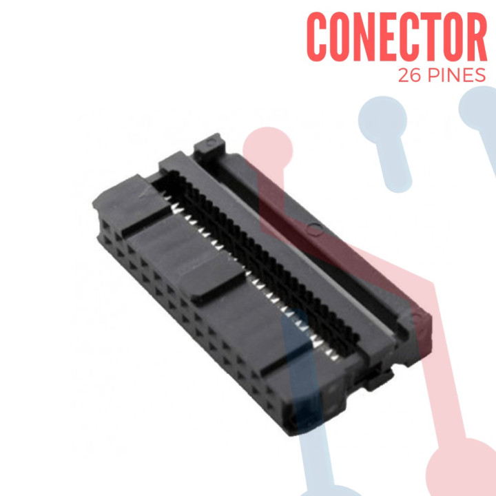 Conector para cable ribbon 26 pines
