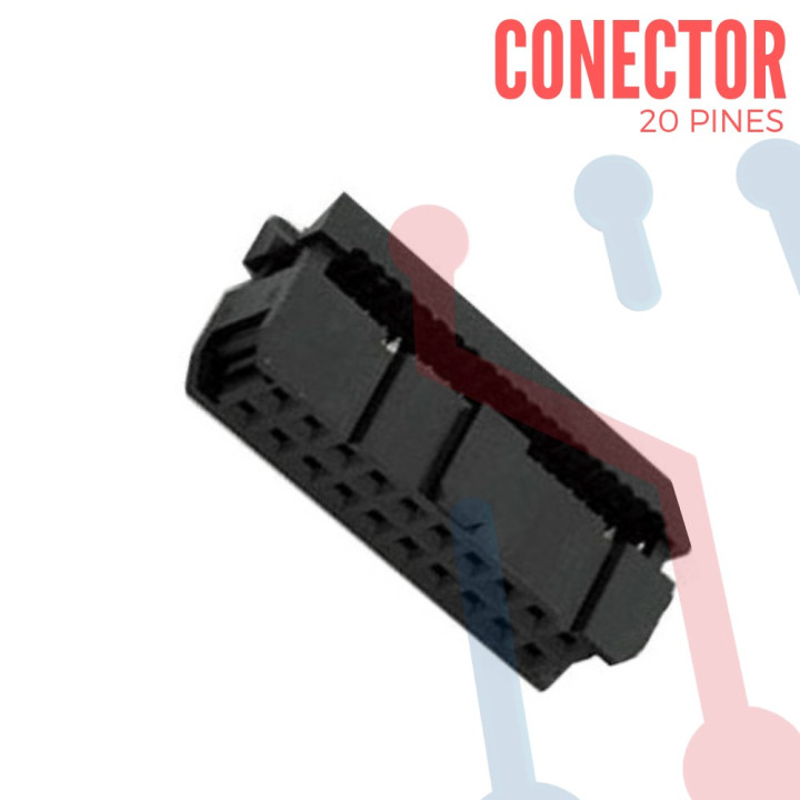 Conector para Cable Ribbon 20 Pines