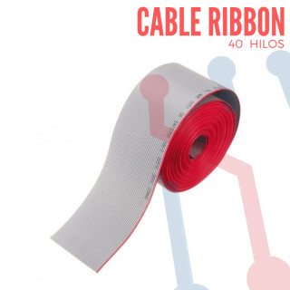 Cable Ribbon  40 Hilos Gris X Metro