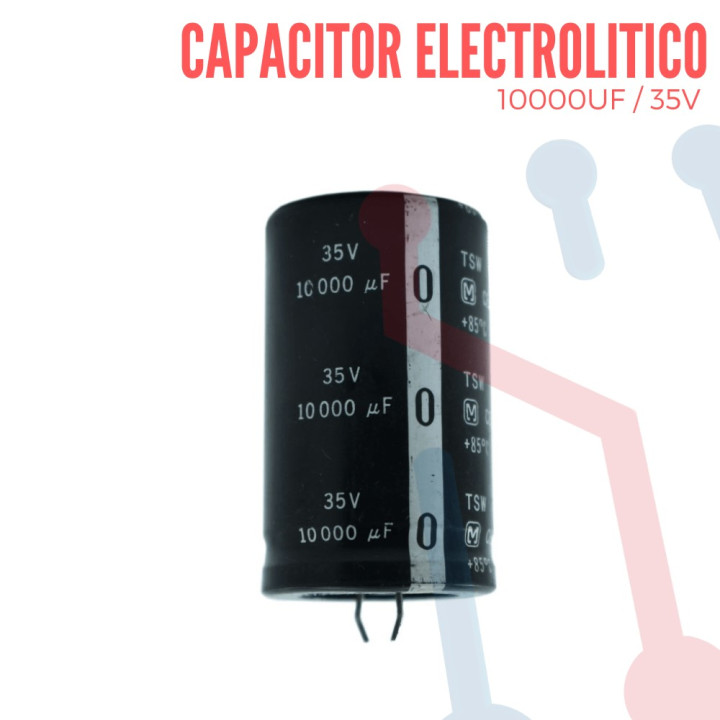 Capacitor Electrolítico 10000uF a 35V