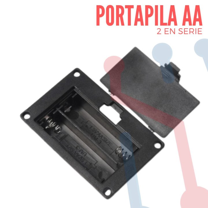 Portapila AAX2 para Chasis