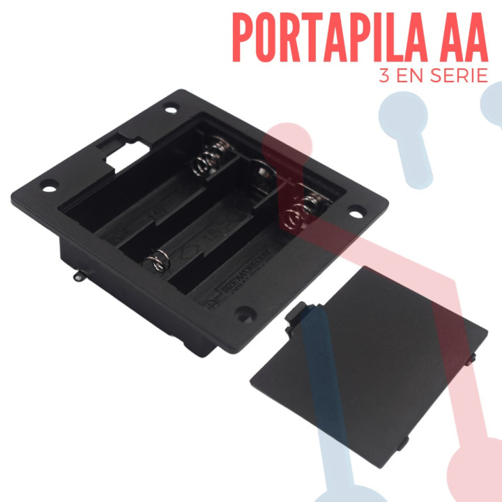 Portapila AAX3 para Chasis