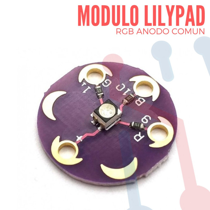 LilyPad Tri-Color LED RGB  Ánodo Común