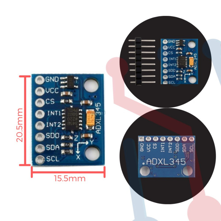 Acelerometro ADXL345  3 Ejes  GY-291