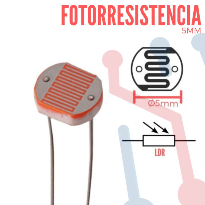 Fotorresistencia 5mm
