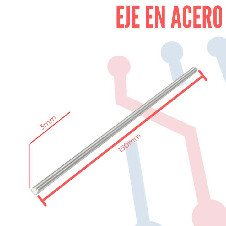 Eje Acero 3x150mm