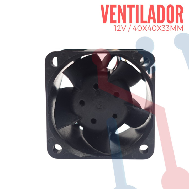 Ventilador 12V  40x40x33mm