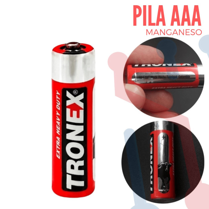 Pila Tronex de Manganeso AAA