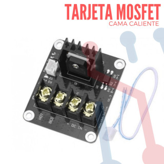 Tarjeta  Mosfet para Cama Caliente 