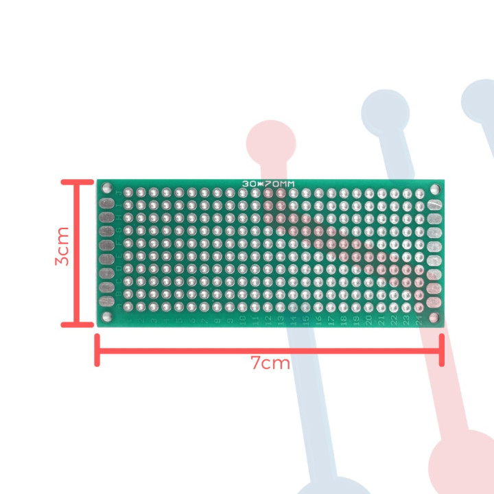 Circuito Impreso Universal 3x7cm