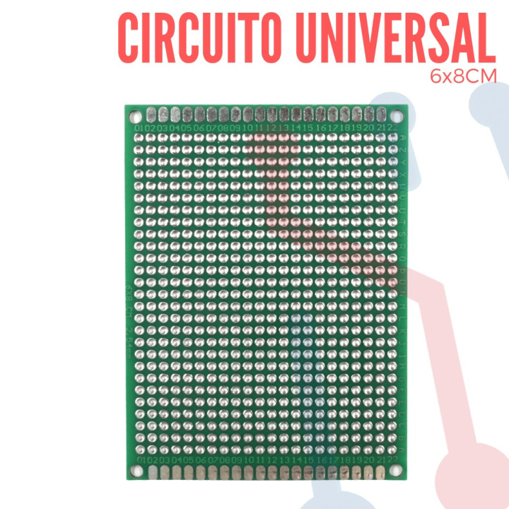 Circuito Impreso Universal 6x8cm