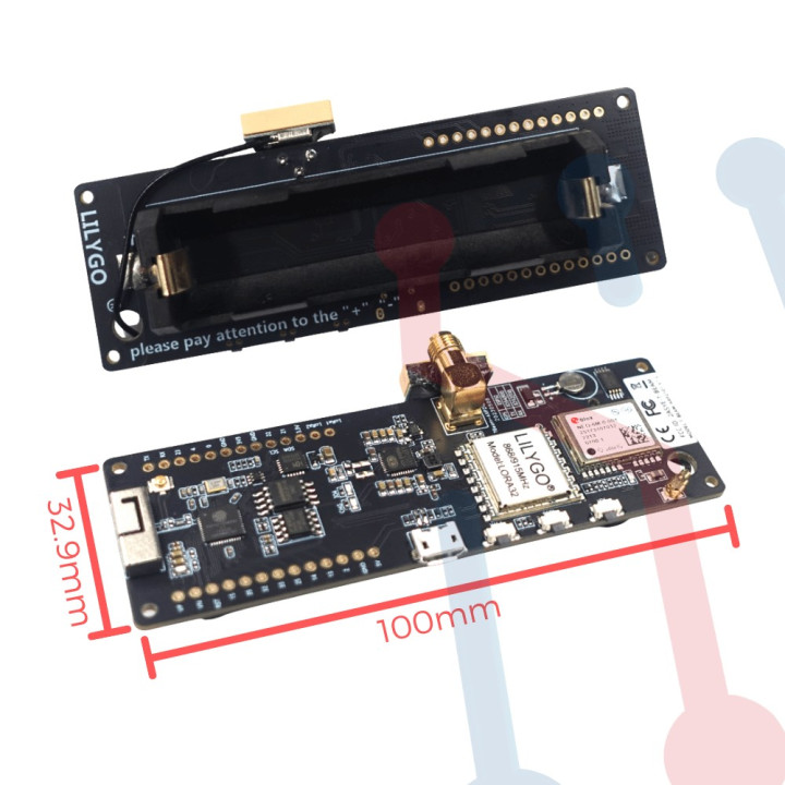 Módulo LILYGO T-Beam ESP32-LORA-GPS