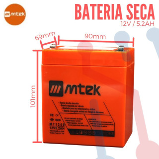 Batería Recargable Sellada 12V 5.2Ah