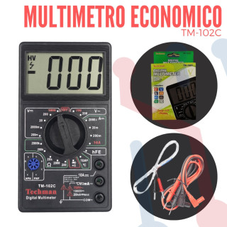 Multímetro Digital TM-102C