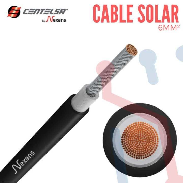 Cable Solar 6mm² CENTELSA