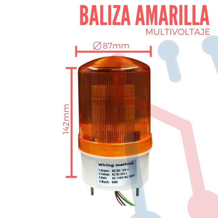 Baliza de Emergencia Multivoltaje  