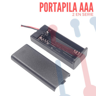 Portapila AAA X 2 Con Suiche