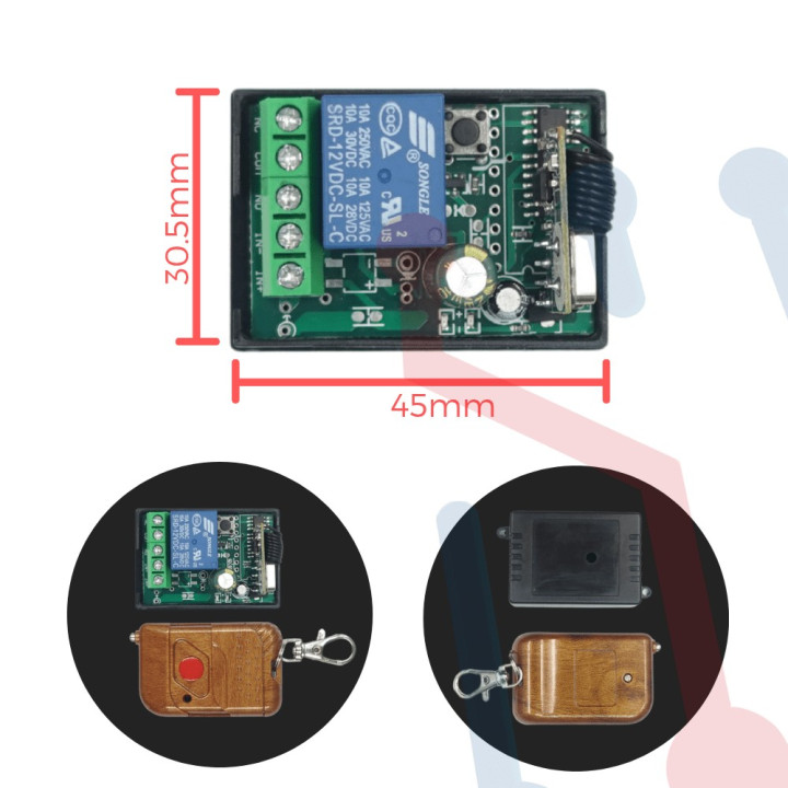 Modulo Receptor 1 CH 315Mhz