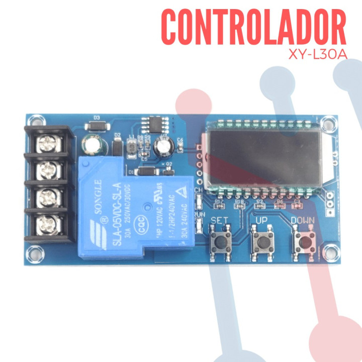 Controlador de Carga 6-60V  (XY-L30A)