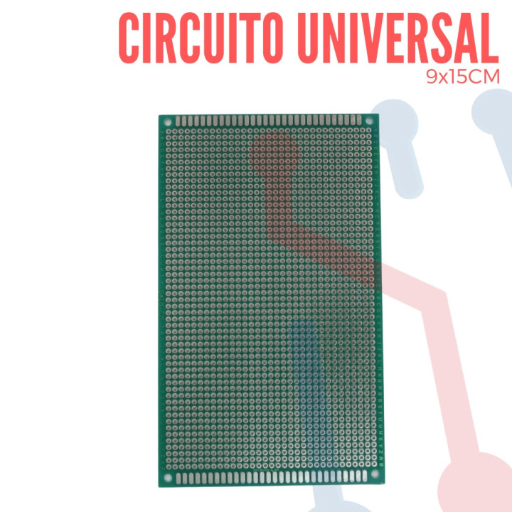 Circuito Impreso Fibra de Vidrio 9x15