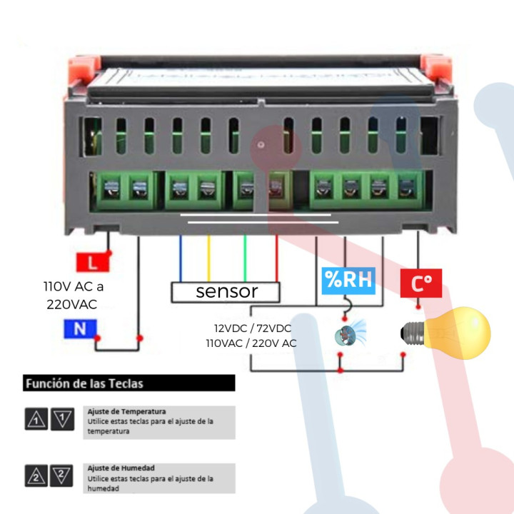 Termohigrómetro STC-3028