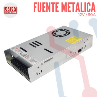 Fuente 12V 50A  Mean Well