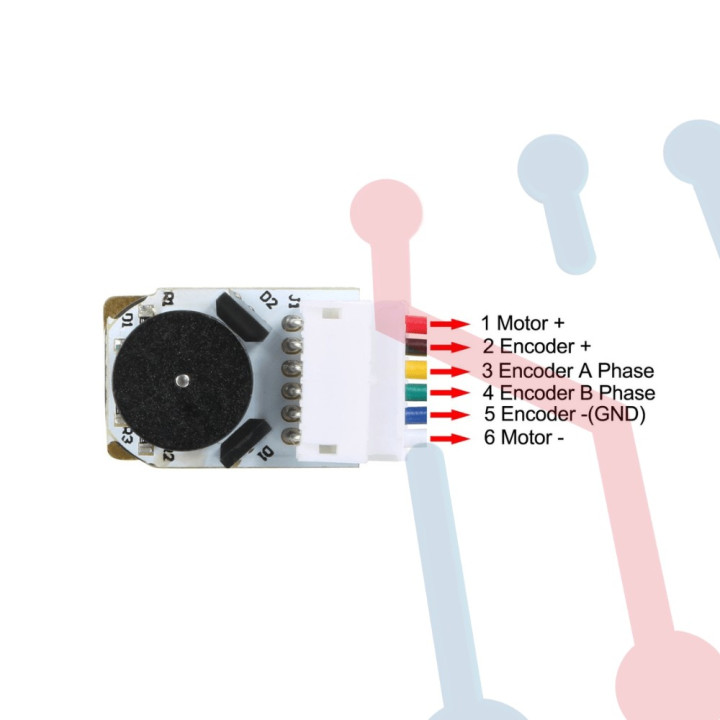 Micro Motorreductor 6V 750RPM