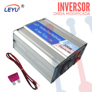 Inversor (Onda modificada) DC/AC 12V 300W-LEYU