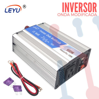 Inversor (Onda Modificada) DC/AC 12V  600W-LEYU