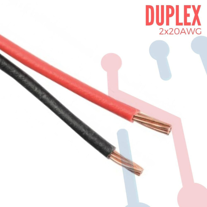 Cable Duplex  AWG 2X20 Polarizado X Metro