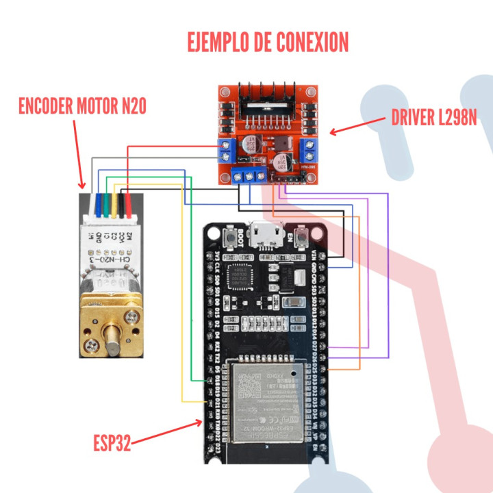Micro Motorreductor 6V 300rpm 3Kg/cm