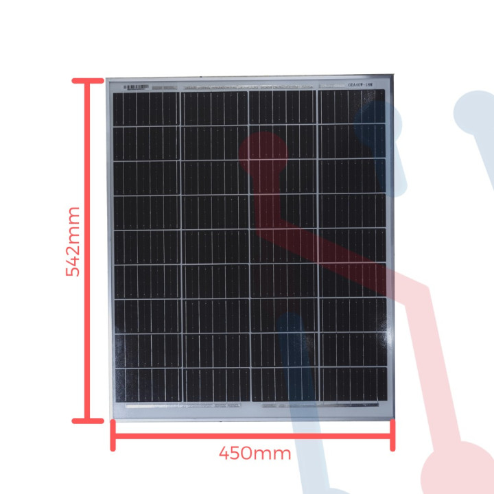 Panel solar de intemperie 40W