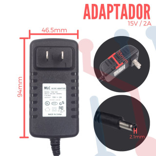 Adaptador de voltaje 15V 2A