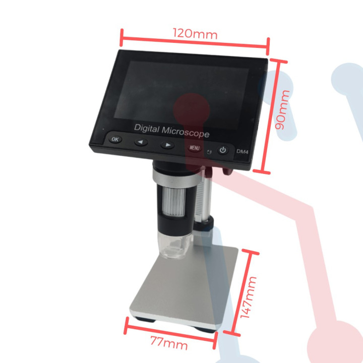 Microscopio Digital 1000X con Pantalla