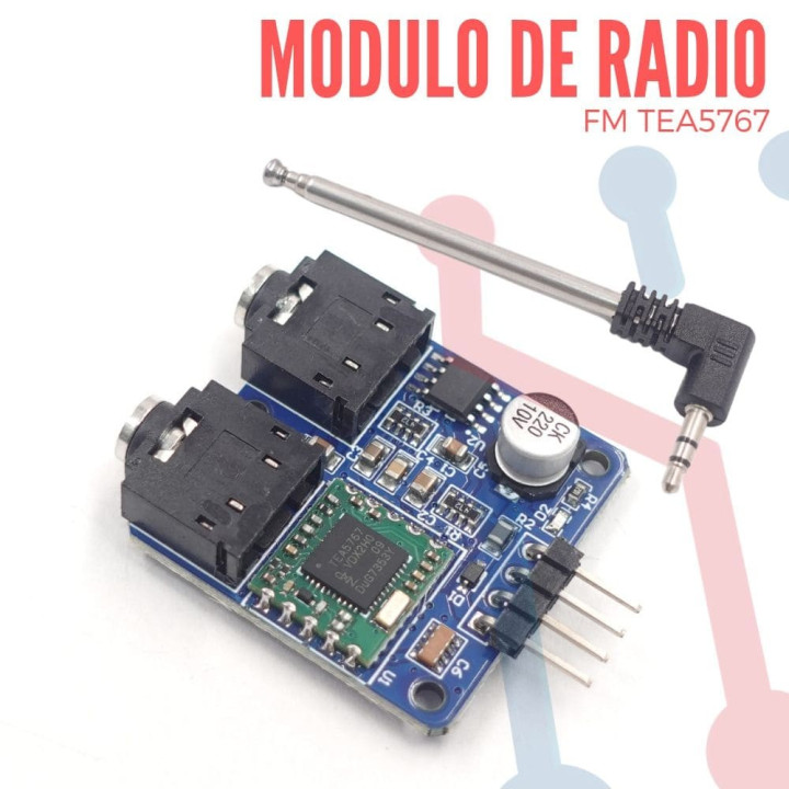 Módulo de Radio Estéreo FM TEA5767