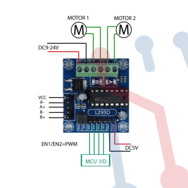 Driver Control de Motores L293D